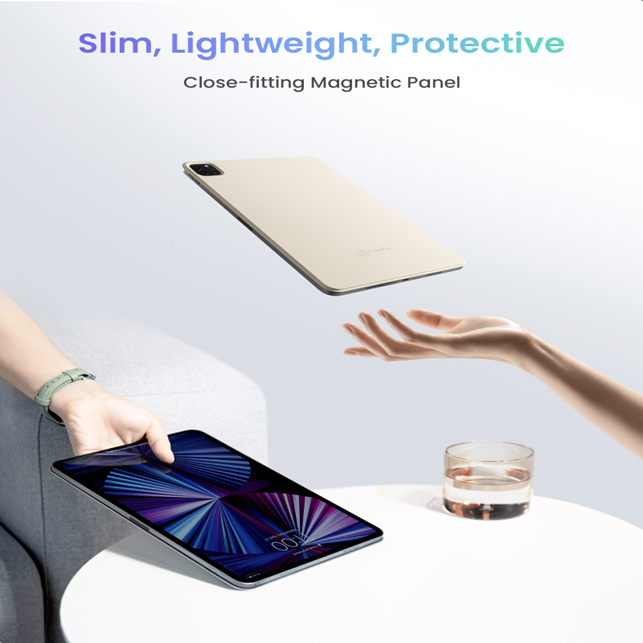 tomtoc 11 Inch Ultra Slim Lightweight Magnetic Case - White