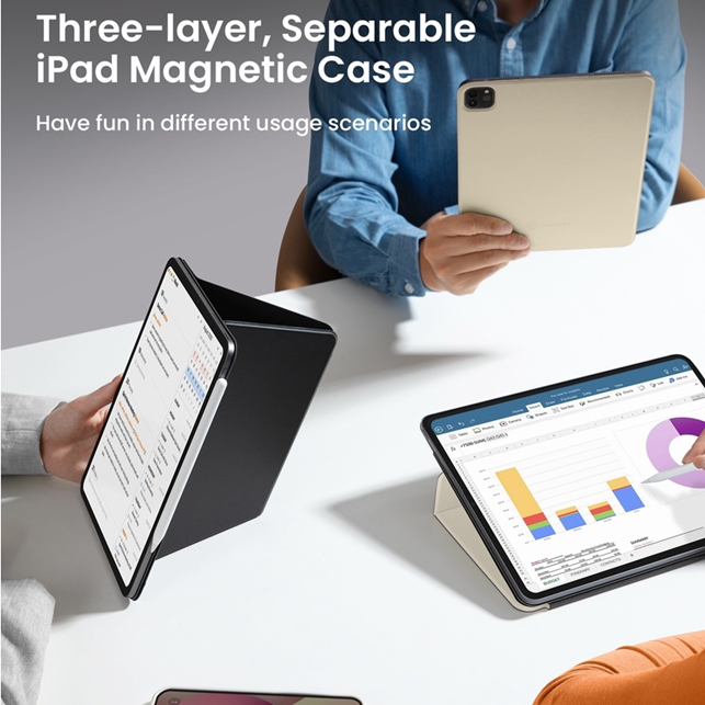 tomtoc 11 Inch Ultra Slim Lightweight Magnetic Case - White