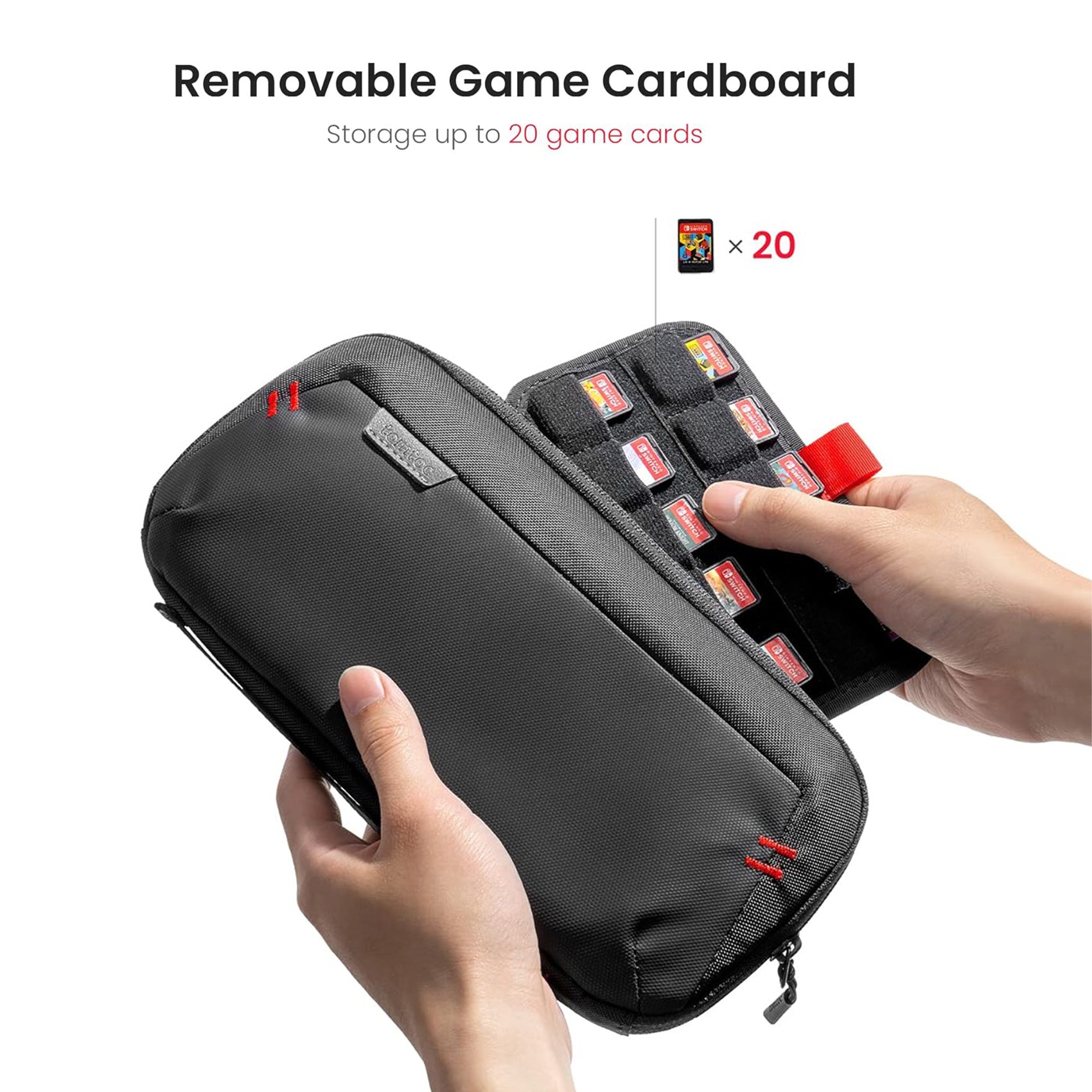 tomtoc Arccos Series Carrying Bag / Nintendo Switch Bag - Nintendo Switch and OLED Model - Black