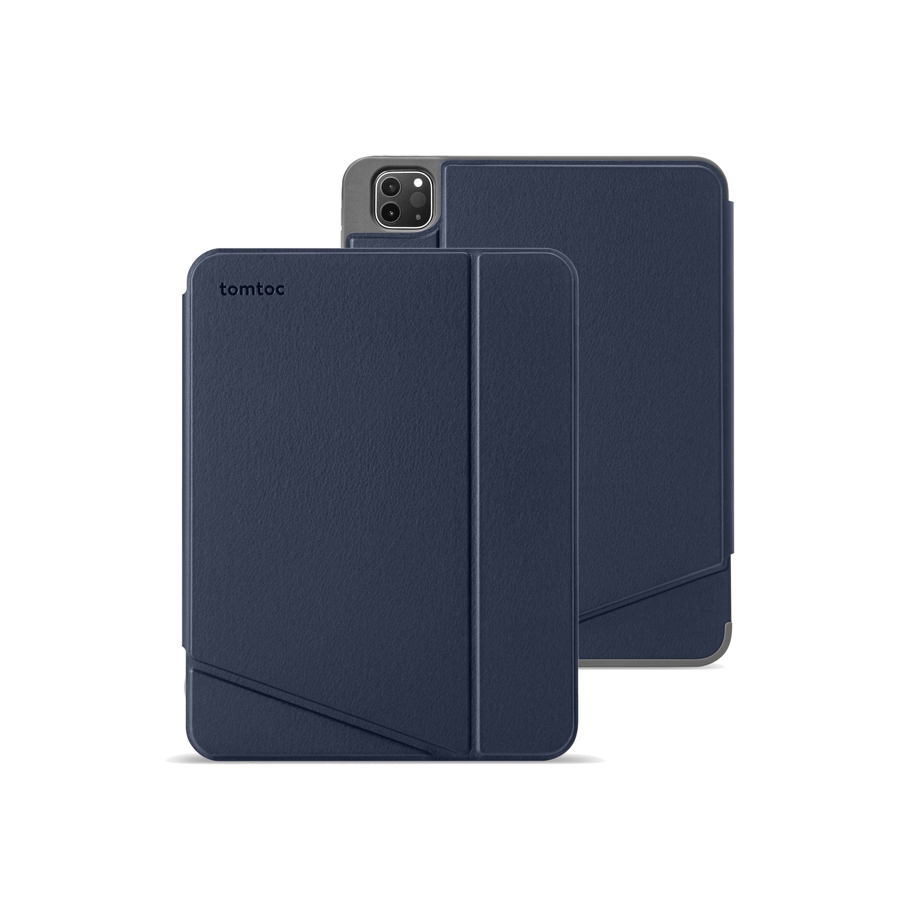 tomtoc 11 Inch Trifold Vertical Case - Dark Blue