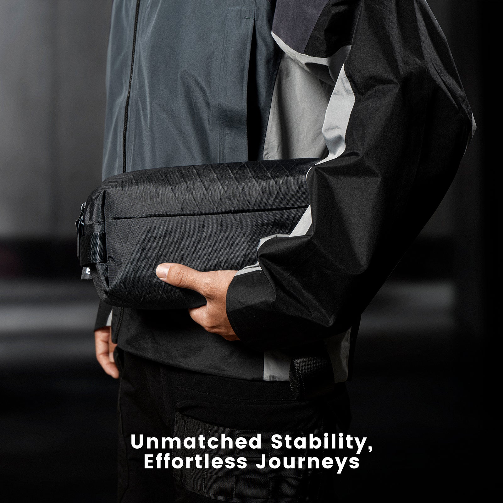 tomtoc Explorer X-Pac Sling Men Bag / Crossbody Bag / Shoulder Bag / Chest Bag - Black