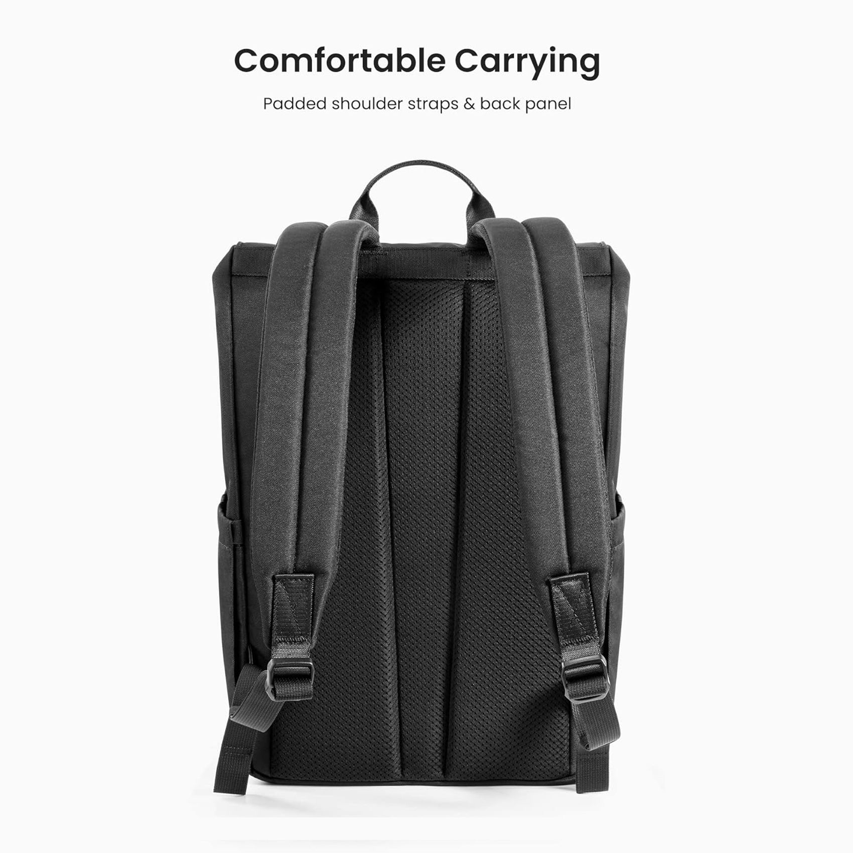 tomtoc 16 Inch Flap Lightweight & Water-Resistant Laptop Backpack - Meteorite