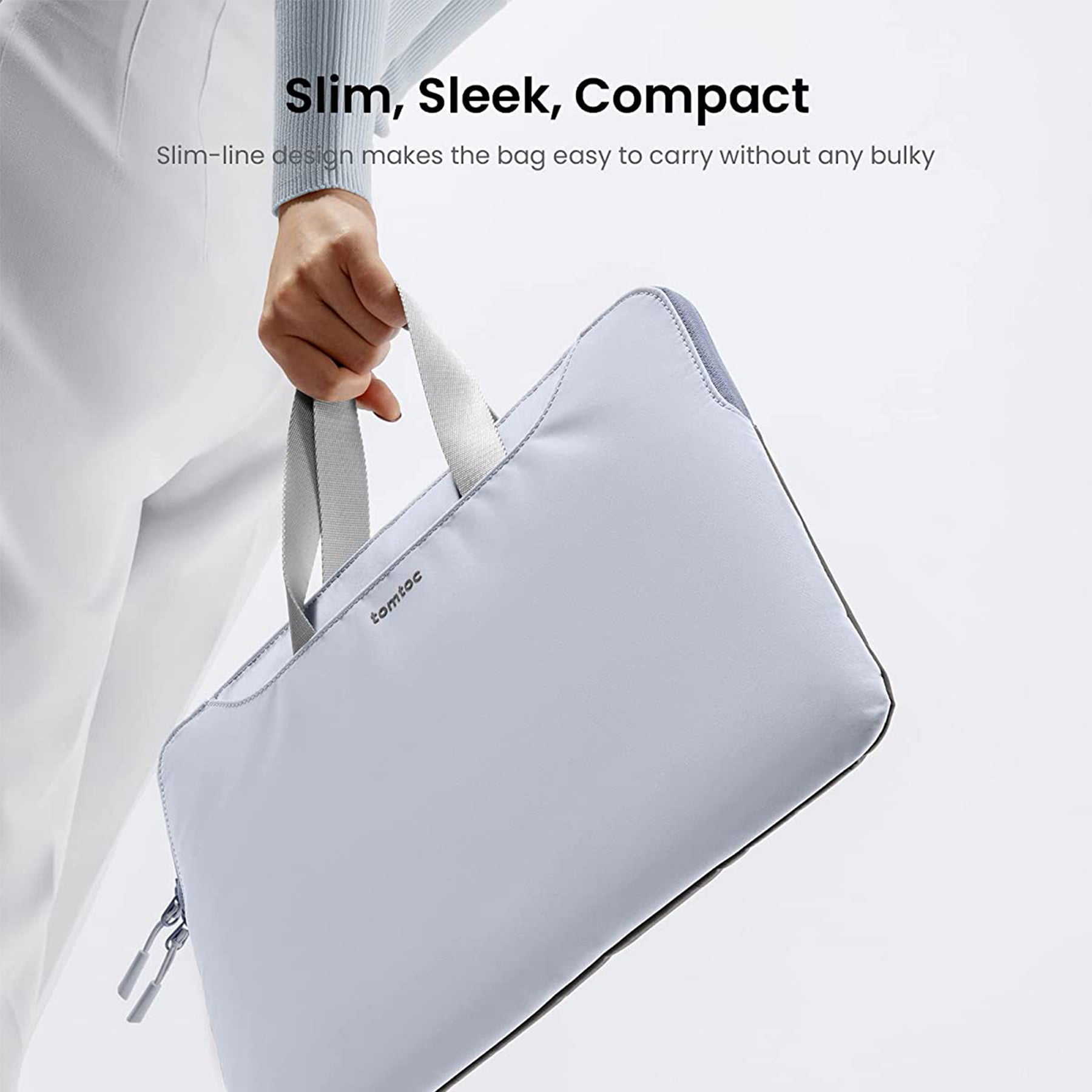 tomtoc 14 Inch Slim Laptop Carrying Bag / Laptop Handbag - Blue