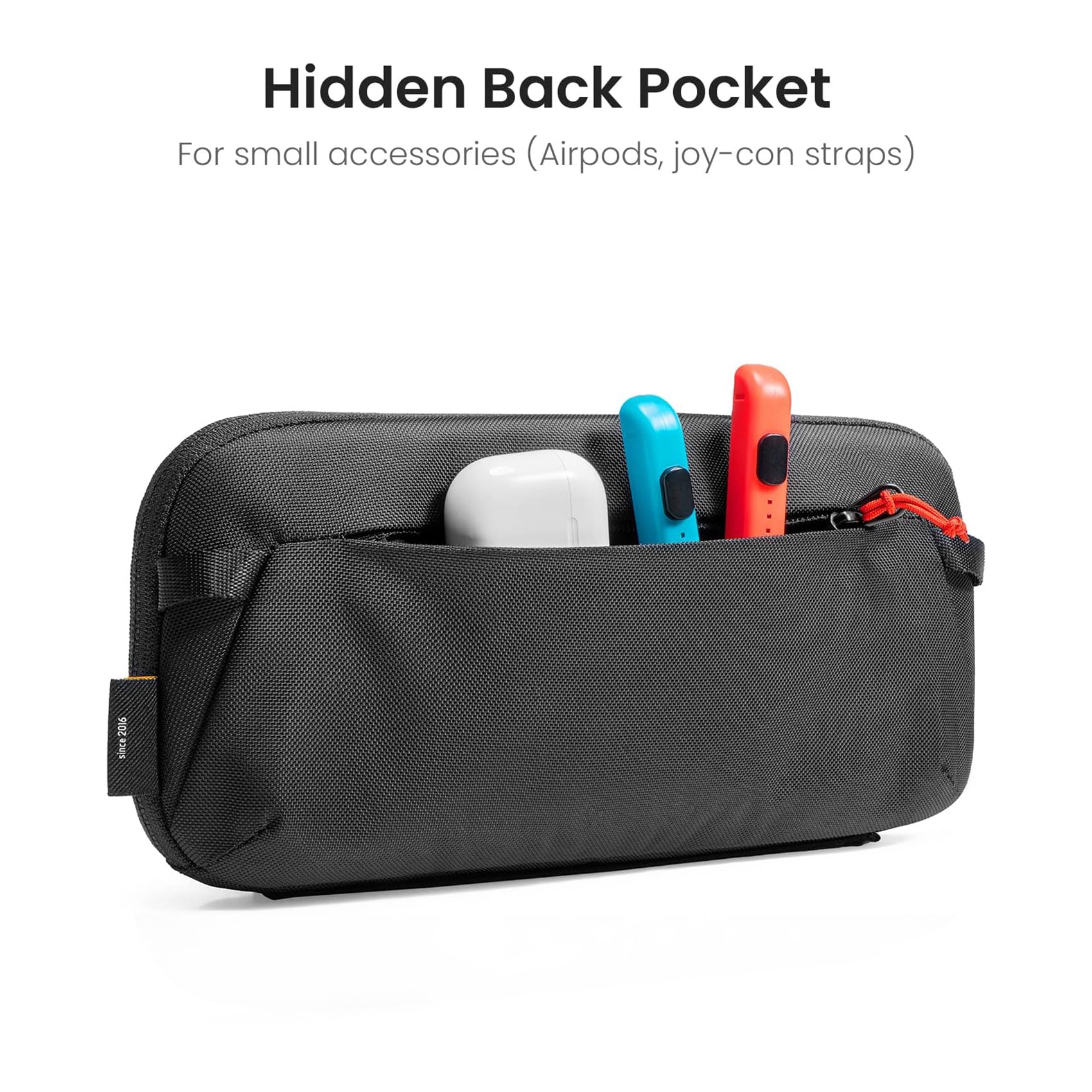 tomtoc Arccos Series Carrying Bag / Nintendo Switch Bag - Nintendo Switch and OLED Model - Black