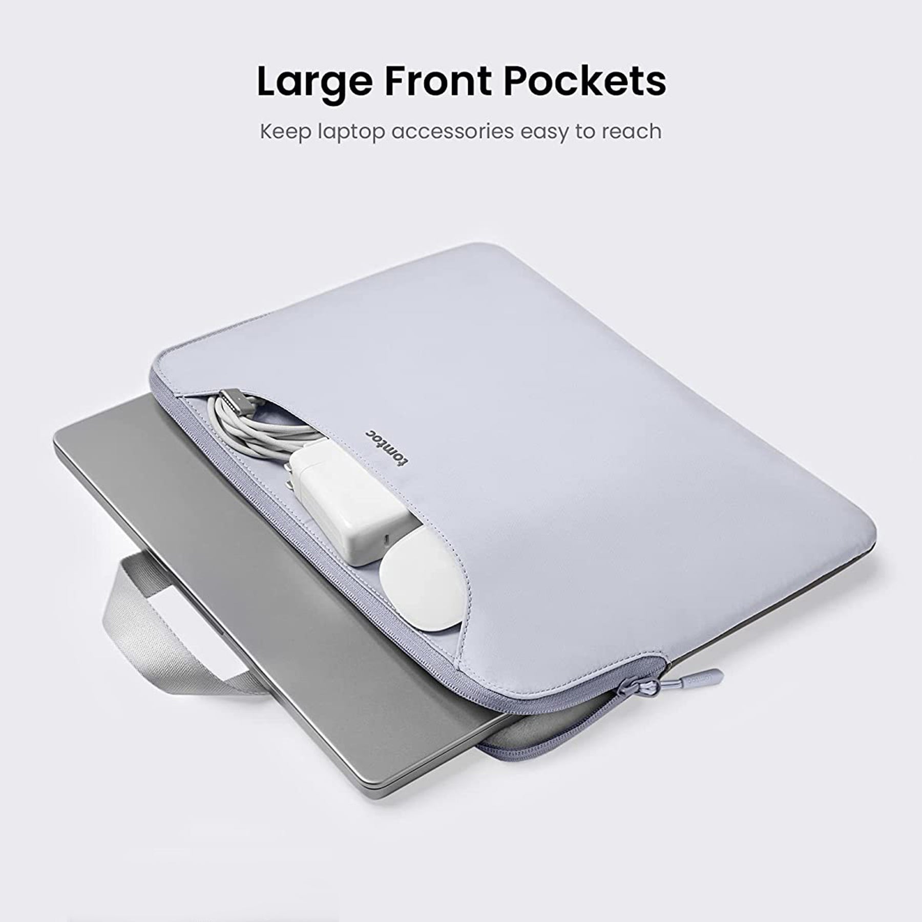 tomtoc 14 Inch Slim Laptop Carrying Bag / Laptop Handbag - Blue