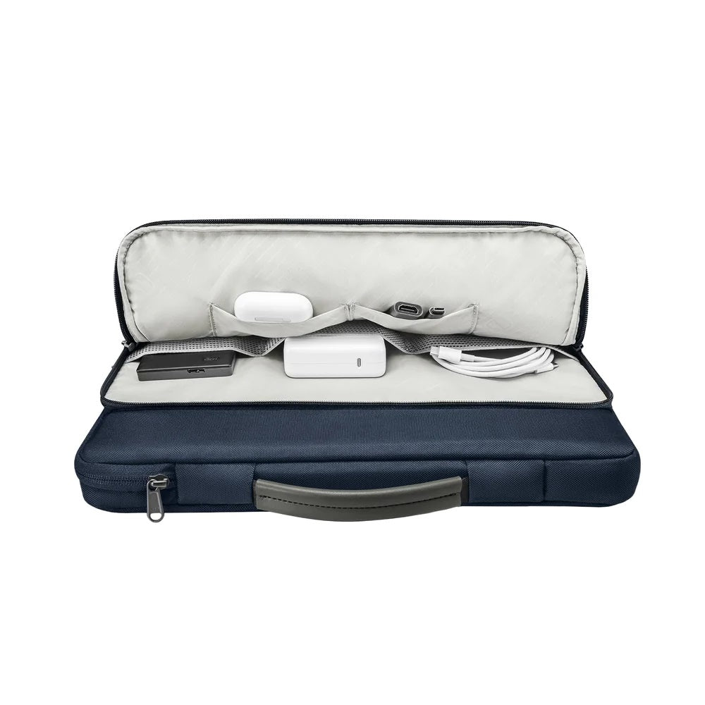 tomtoc 14 Inch Versatile 360 Protective Laptop Sleeve Briefcase - Blue