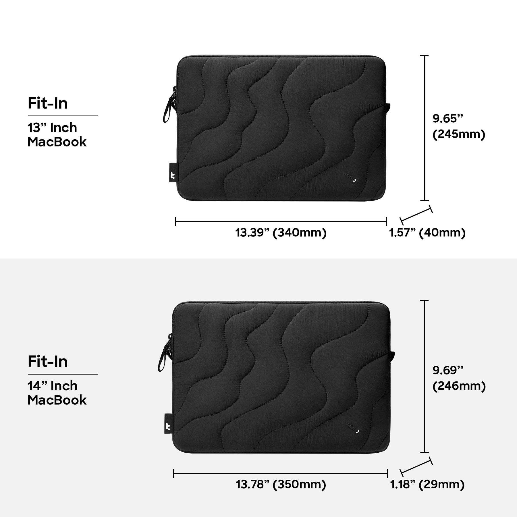 tomtoc Terra-A27 Laptop Sleeve Kit for MacBook Air 13 Inch