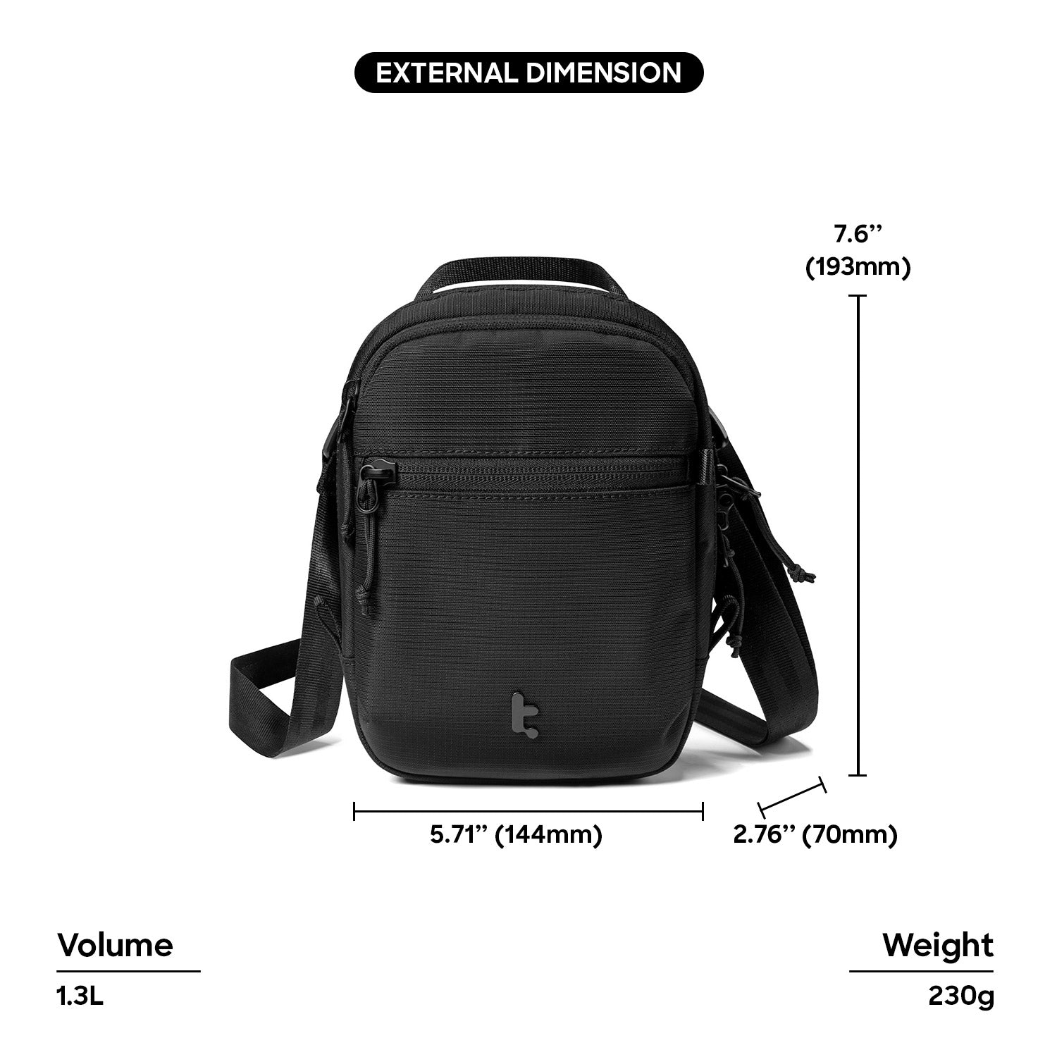tomtoc Aviator-T37 Travel Crossbody Bag