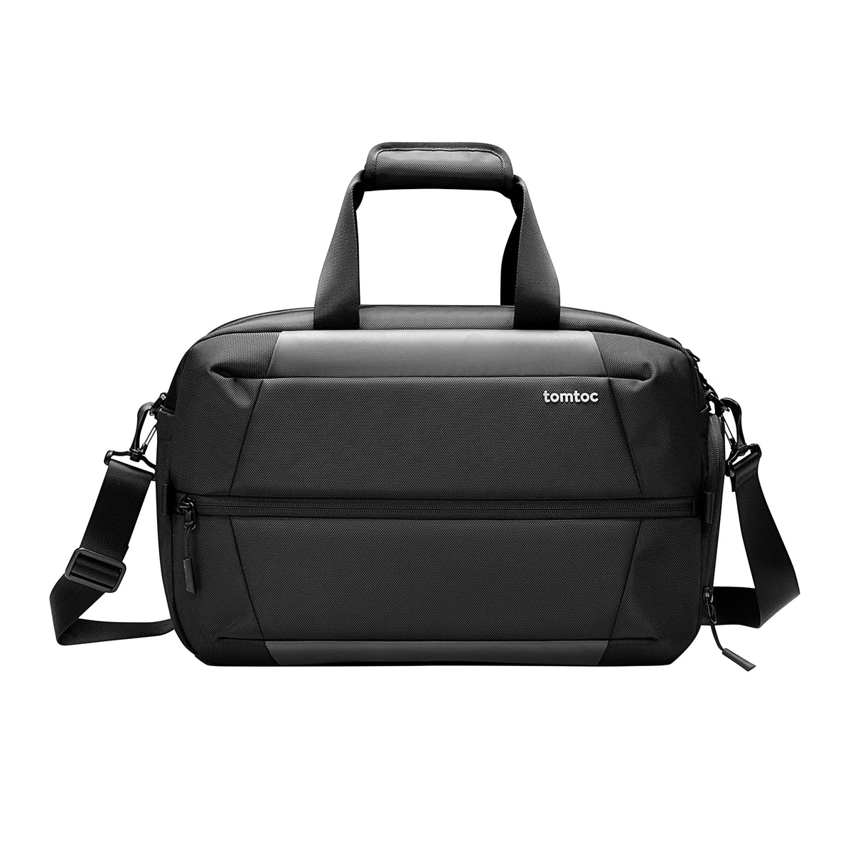 tomtoc 30L Navigator Duffel Bag / Travel Bag / Waterproof Multifunction Bag - 14 Inch MacBook / 12.9 Inch iPad - Black