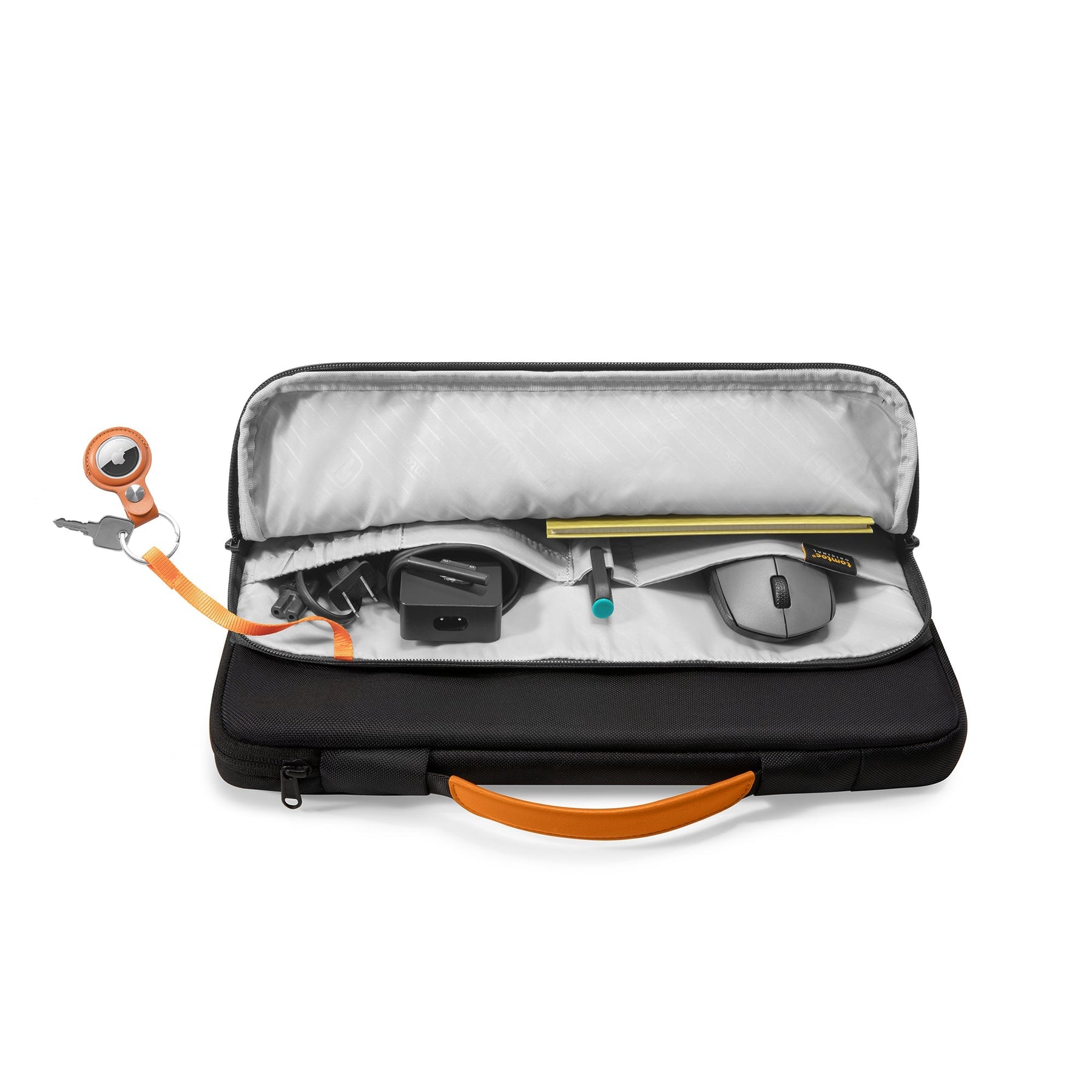 tomtoc 14 Inch Versatile 360 Protective Macbook Sleeve Briefcase - Black