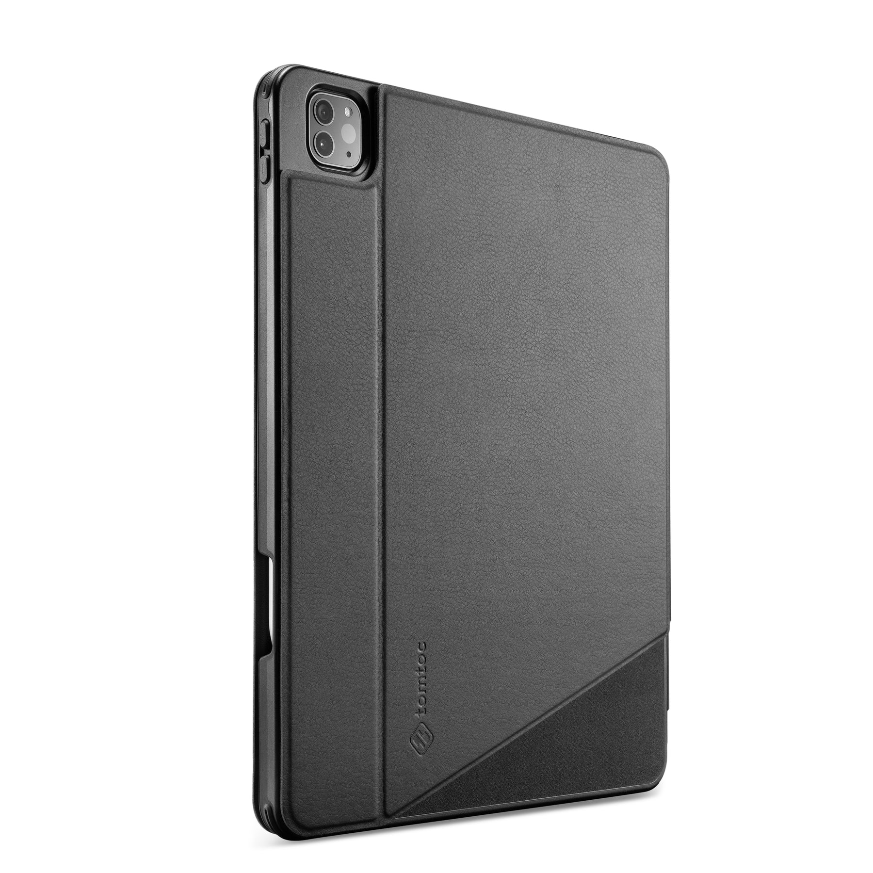 tomtoc 12.9 Inch Trifold Vertical Case - Black