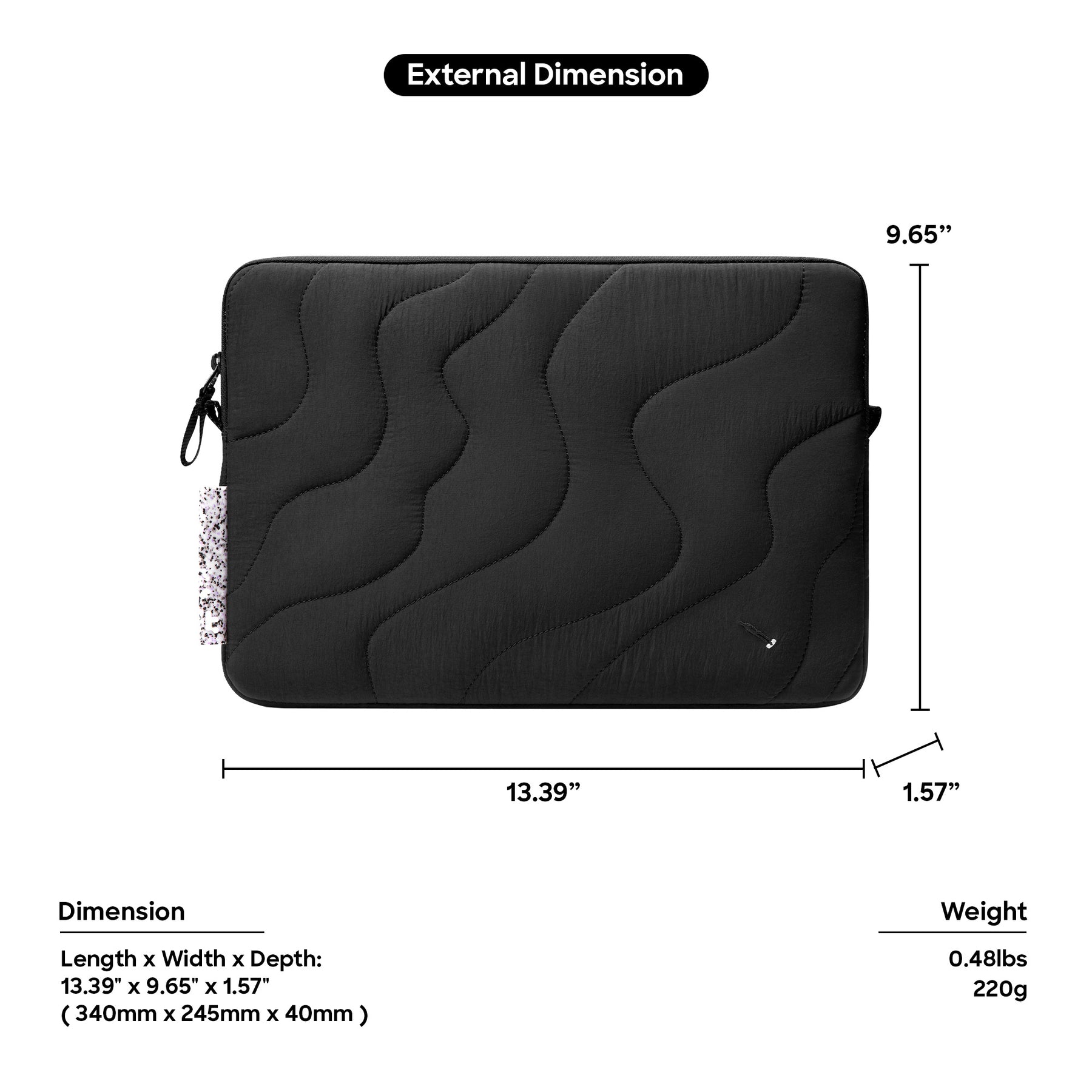 tomtoc Terra-A27 Laptop Sleeve for MacBook Air 13 Inch