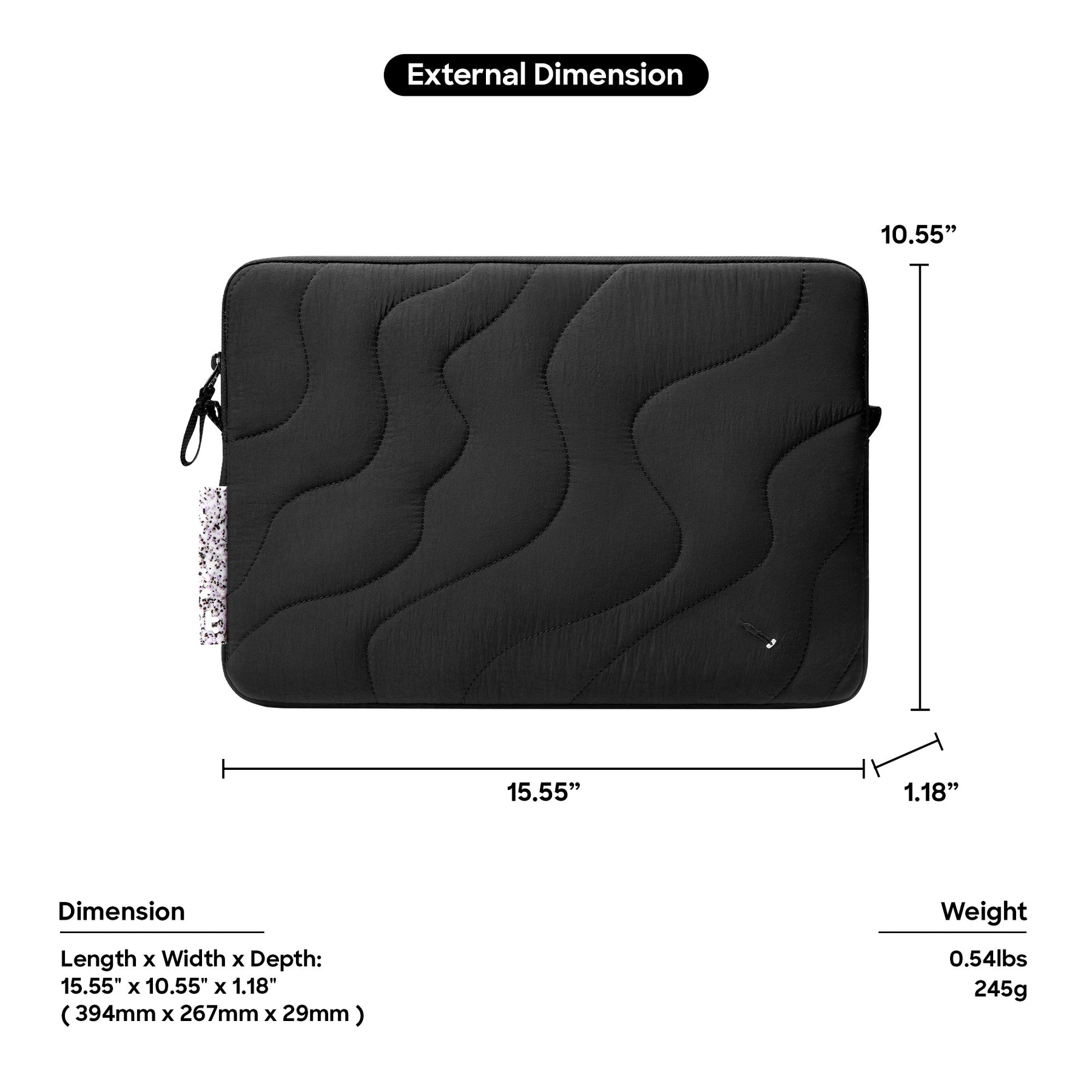tomtoc Terra-A27 Laptop Sleeve for MacBook Pro 16 Inch
