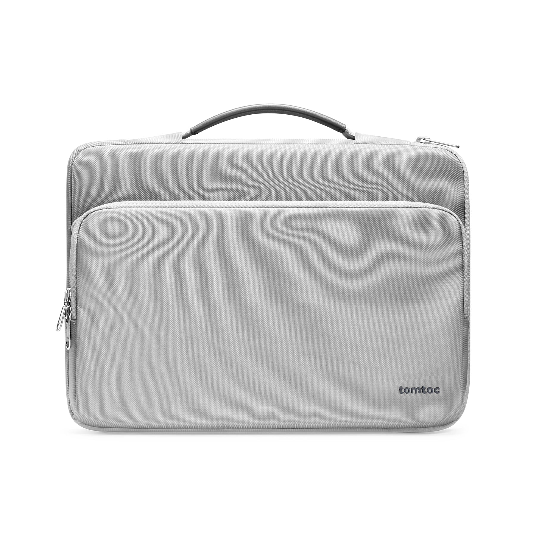 Uxcell 15 Inch Water-Resistant Laptop Briefcase Bag - Shockproof Crossbody Messenger Bag For Travel & College, Gray