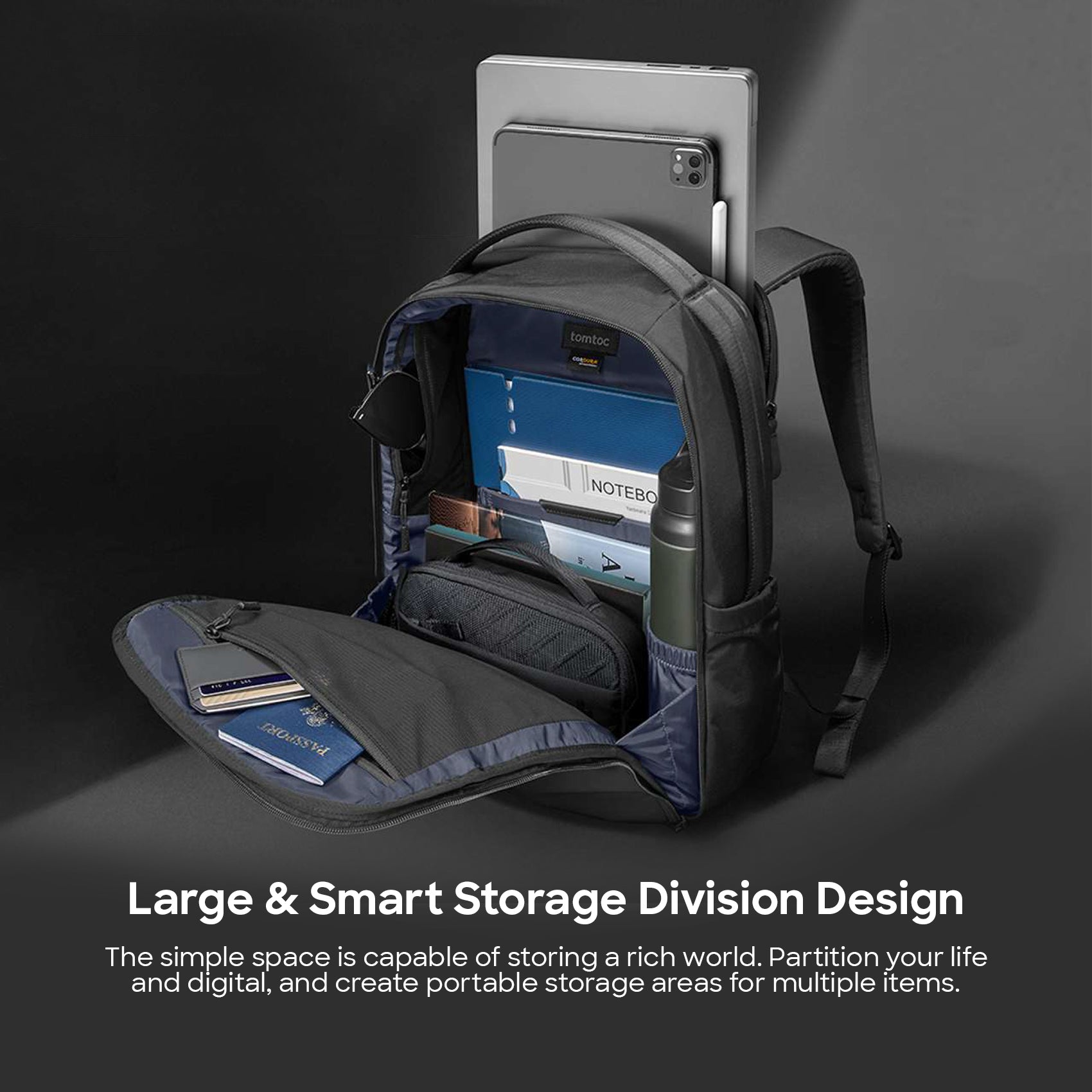 tomtoc Premium Voyage-T50 Laptop Backpack 15.6 Inch