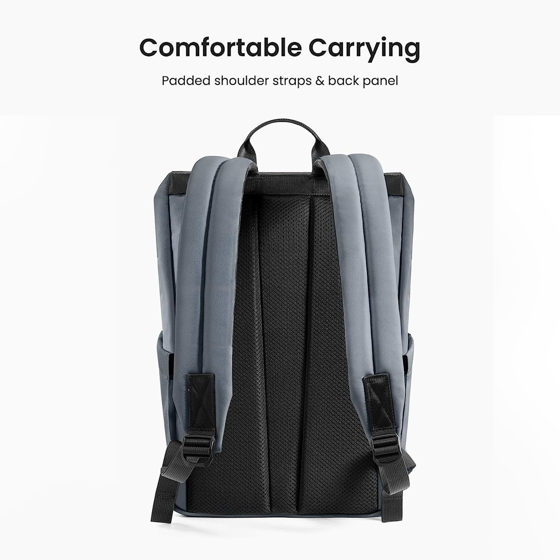 tomtoc 16 Inch Flap Lightweight & Water-Resistant Laptop Backpack - Turquoise