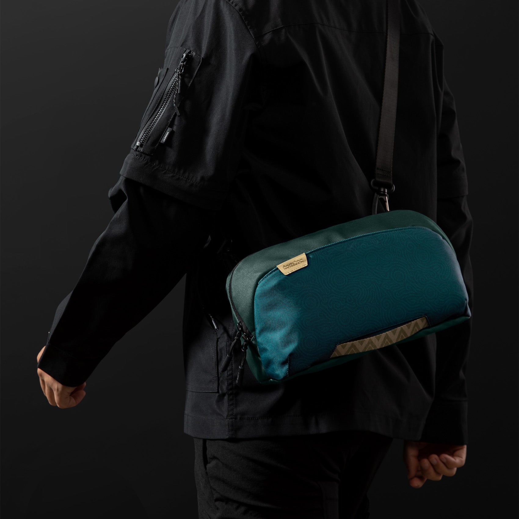 tomtoc G-Sling Crossbody Shoulder Bag / Crossbody Bag / Men Bag / Nintendo Switch Bag - Turquoise