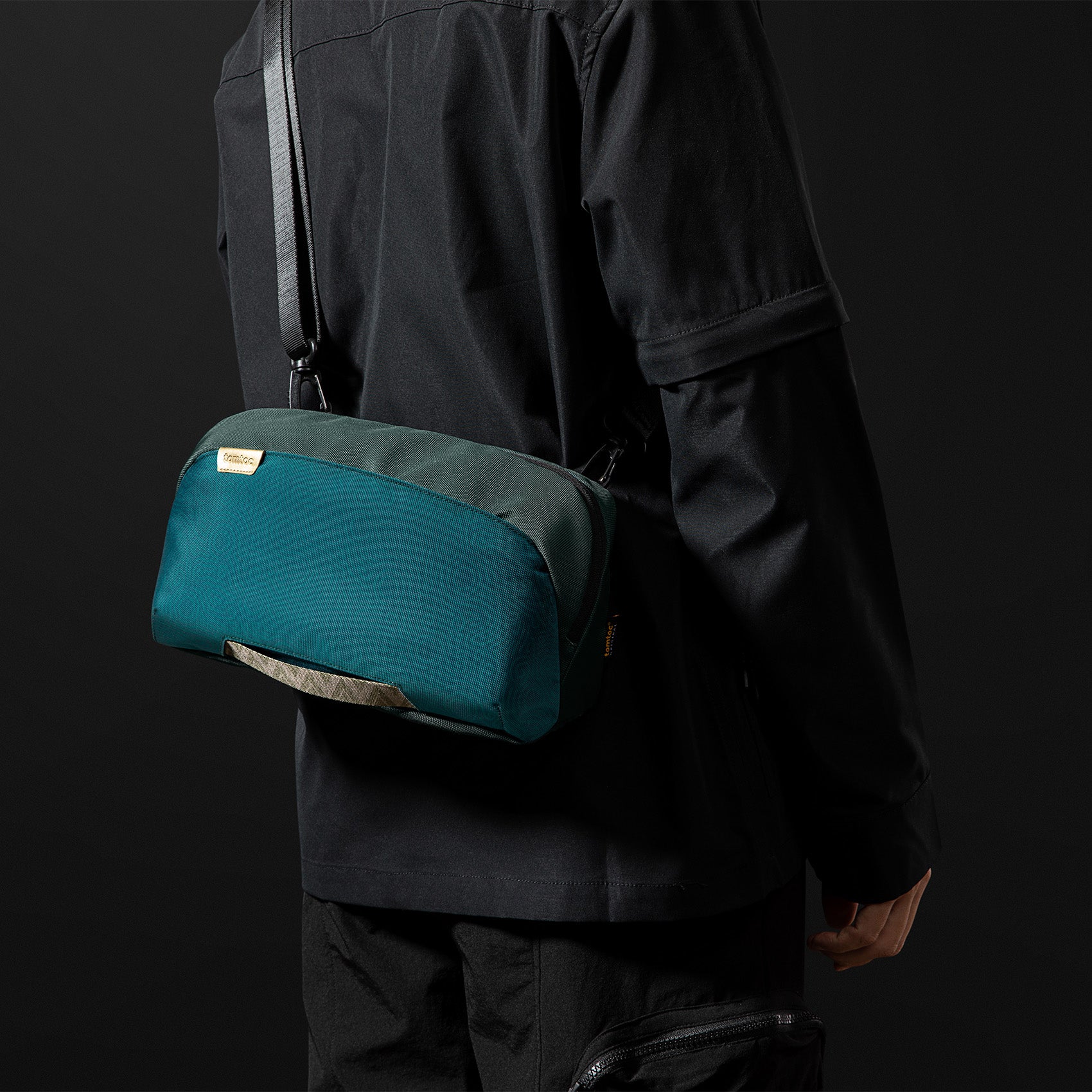 tomtoc G-Sling Crossbody Shoulder Bag / Crossbody Bag / Men Bag / Nintendo Switch Bag - Turquoise