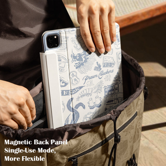 tomtoc OCHM 11 Inch Ultra Slim Lightweight Magnetic Case - Light Blue
