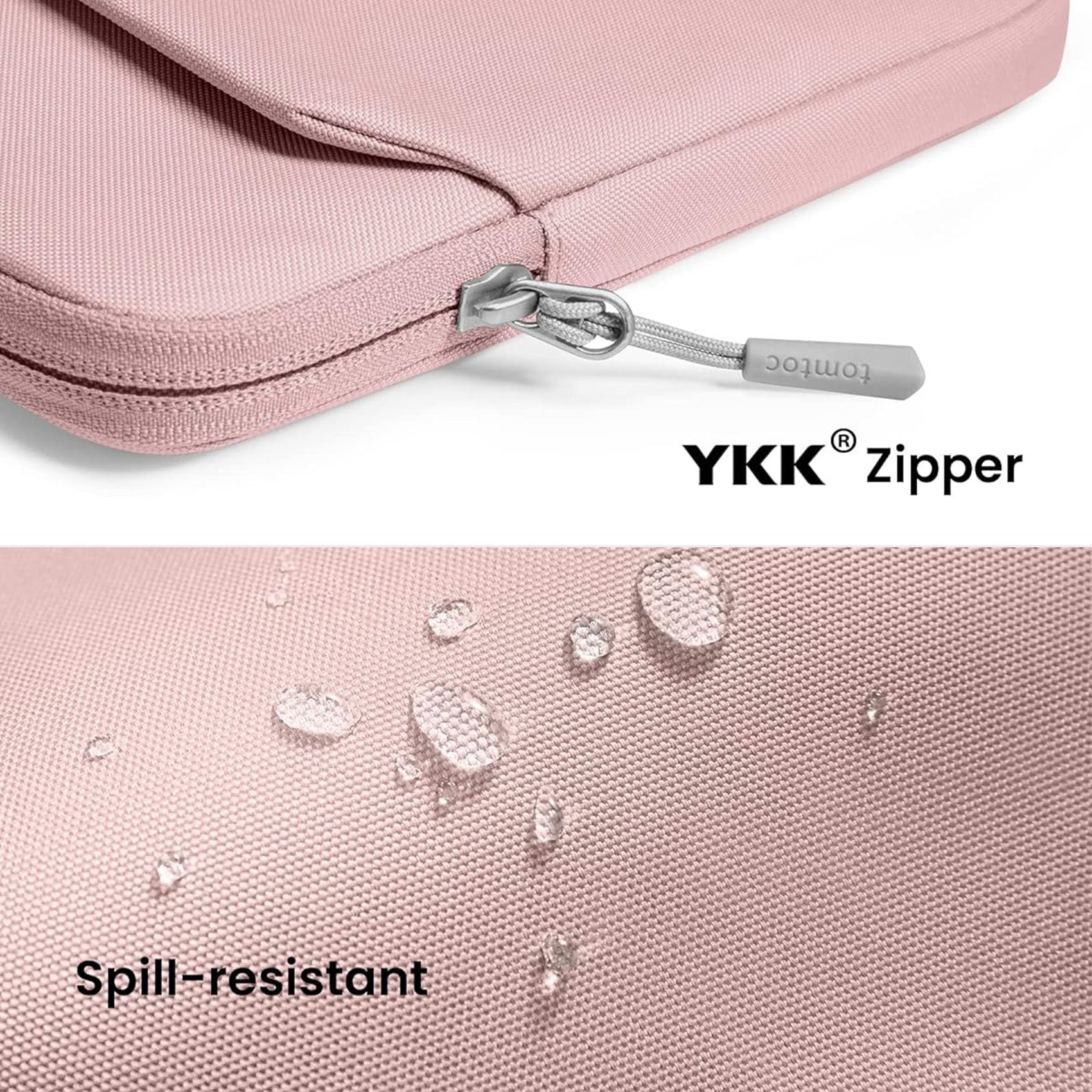 tomtoc 11 Inch Tablet Sleeve Bag - iPad Pro 11 / iPad Air 10.9 / iPad 10.2 - Pink