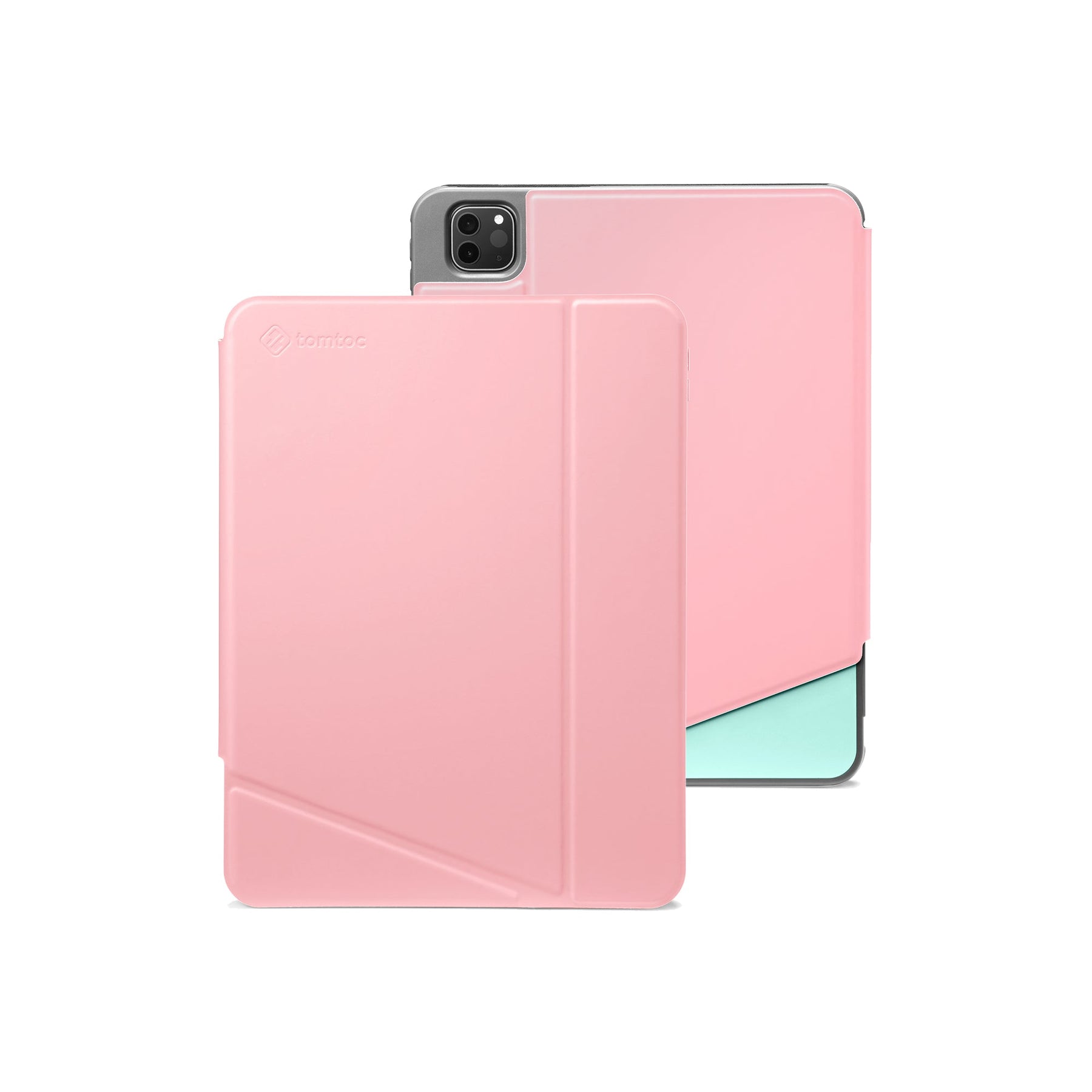 tomtoc 11 Inch Trifold Vertical Case - Pink
