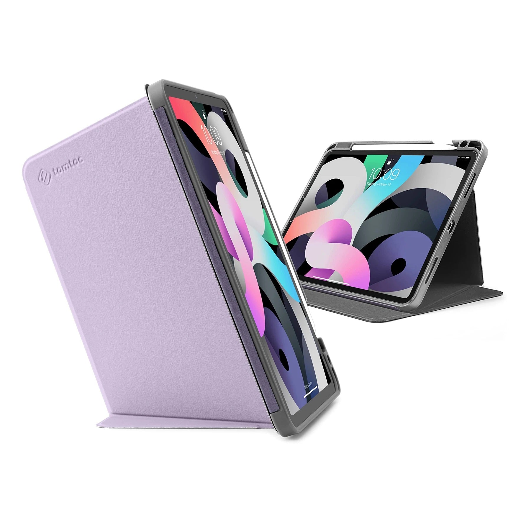 tomtoc 10.9 Inch Protective Smart-Tri Case - Purple
