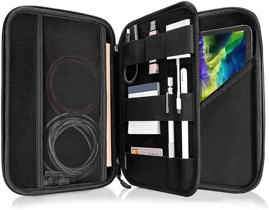 tomtoc 11 Inch Tablet Padfolio Eva Case - Gray