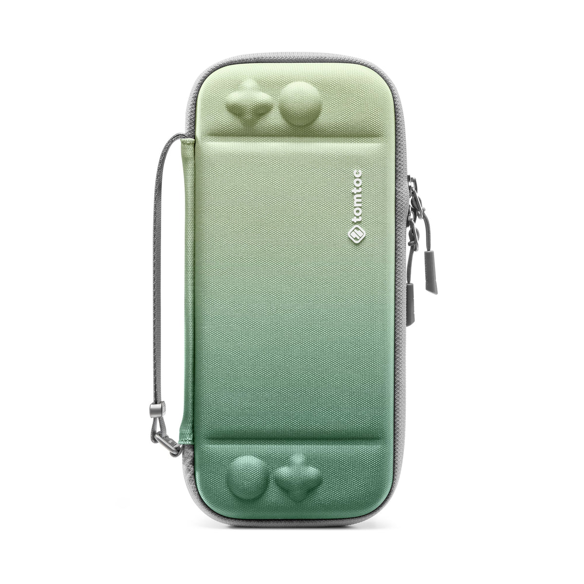 tomtoc Slim Protective Carrying Case with 10 Game Cartridges - Nintendo Switch & OLED Model - Matcha Green