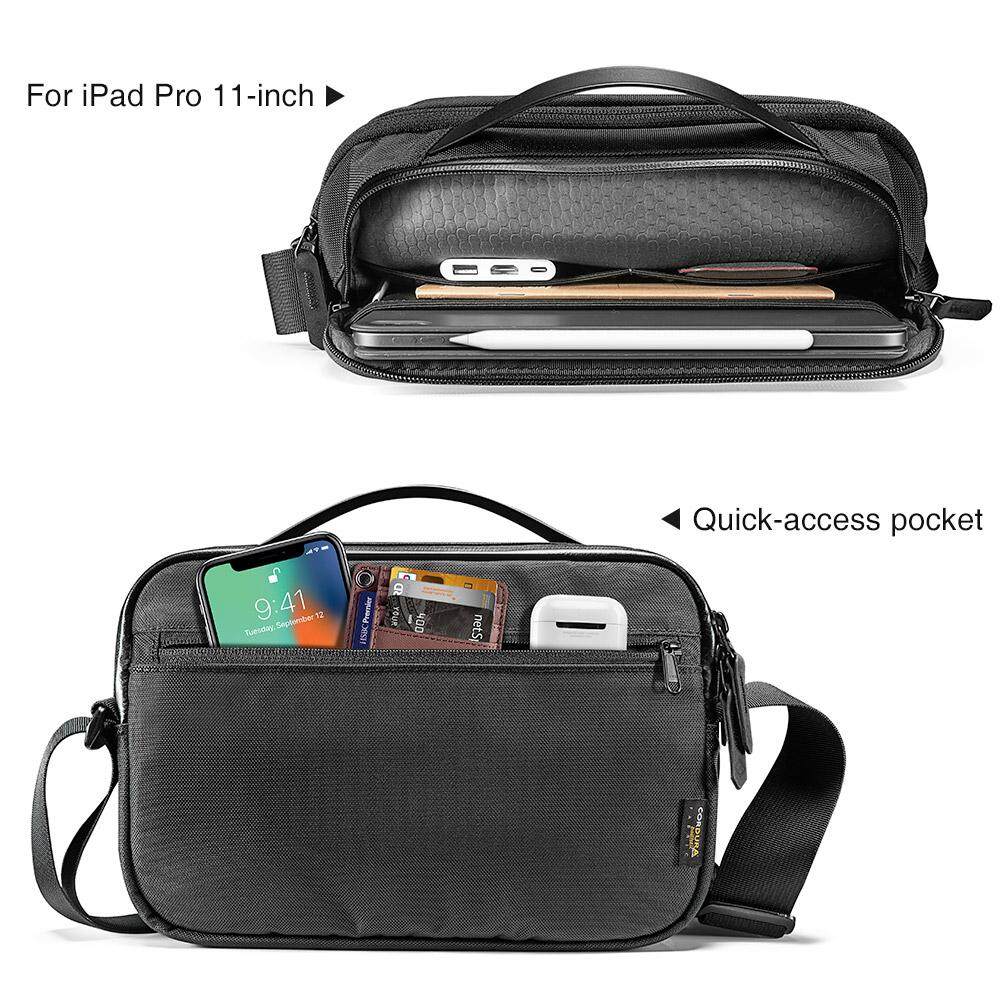 tomtoc 11 Inch Urban Commute Crossbody Shoulder Bag Men - Black
