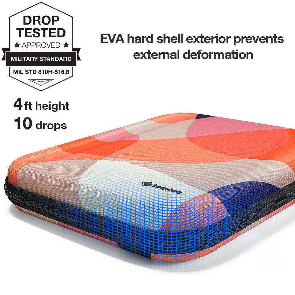 tomtoc 12.9 Inch Tablet Padfolio Eva Case - Mixed Orange
