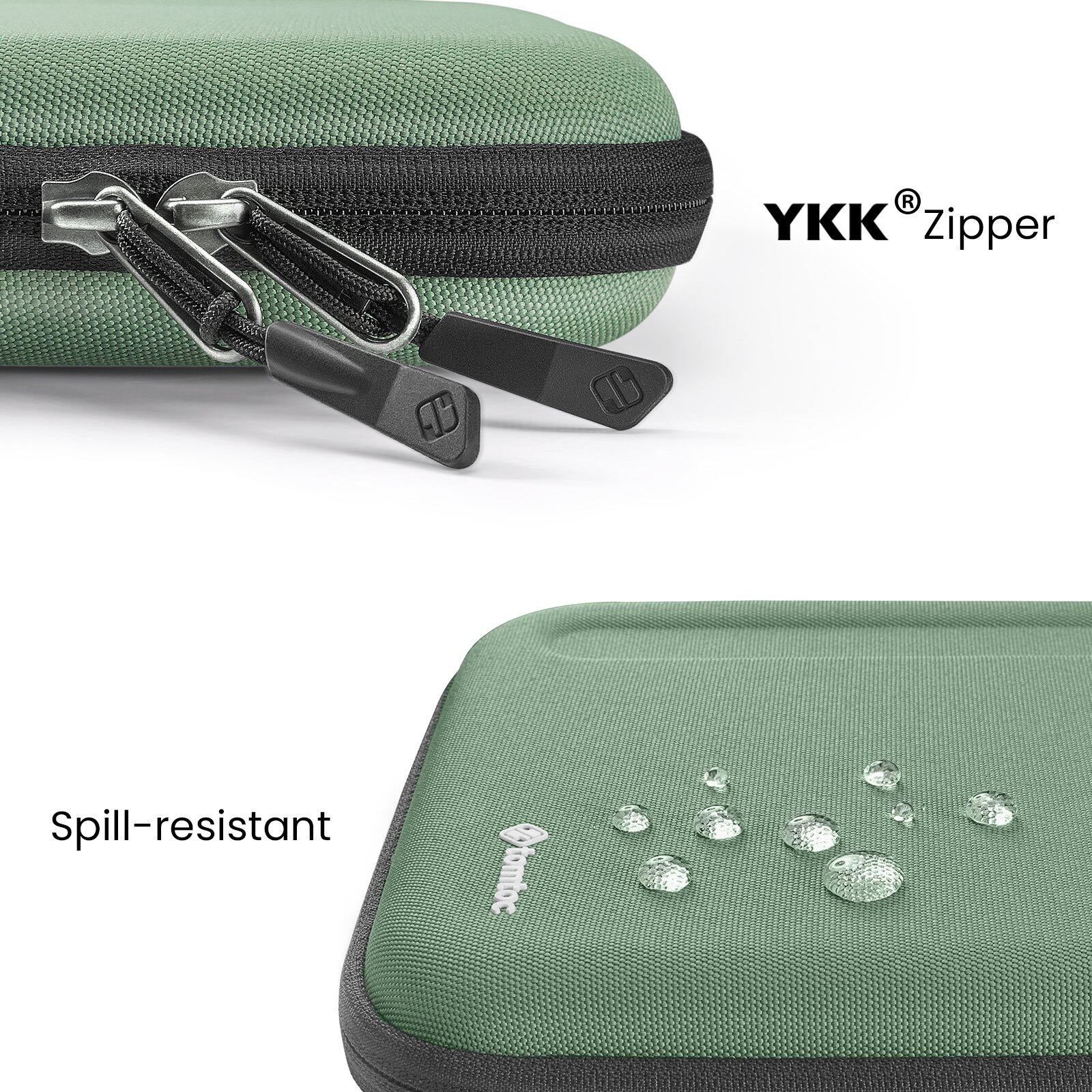 tomtoc 11 Inch Tablet Padfolio Eva Case - Cactus Green
