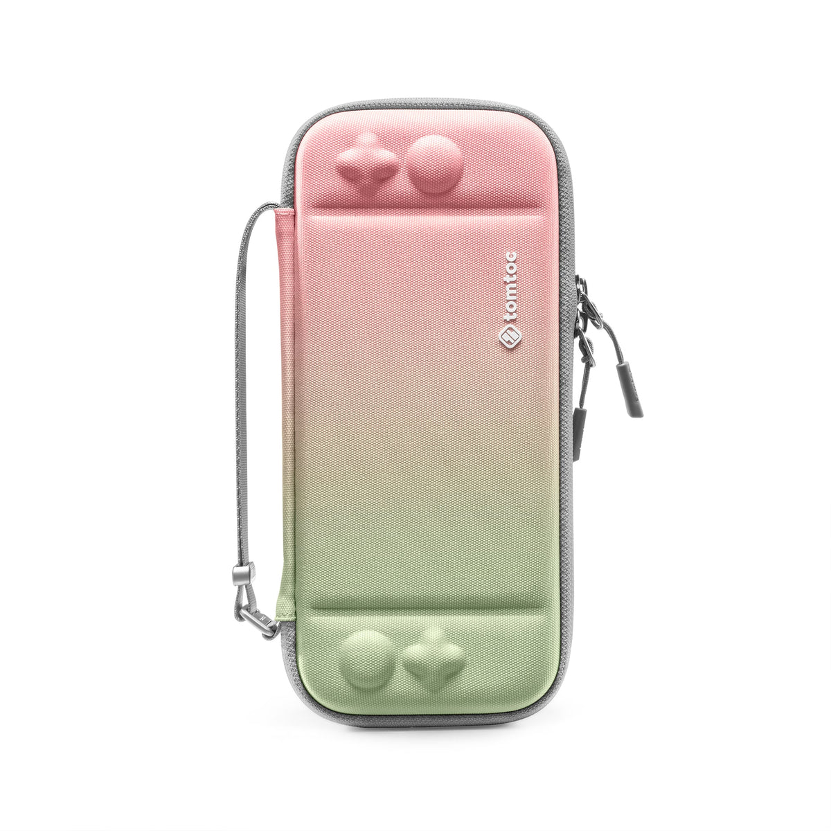 tomtoc Slim Protective Carrying Case with 10 Game Cartridges - Nintendo Switch & OLED Model - Cherry Blossom