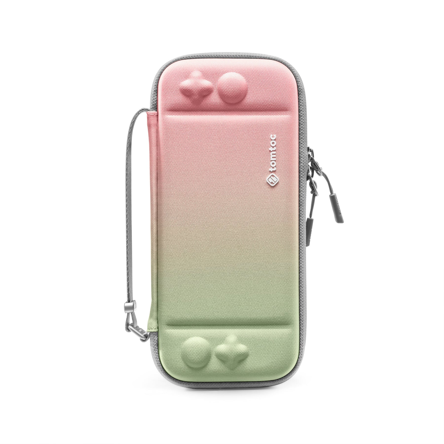 tomtoc Slim Protective Carrying Case with 10 Game Cartridges - Nintendo Switch & OLED Model - Cherry Blossom