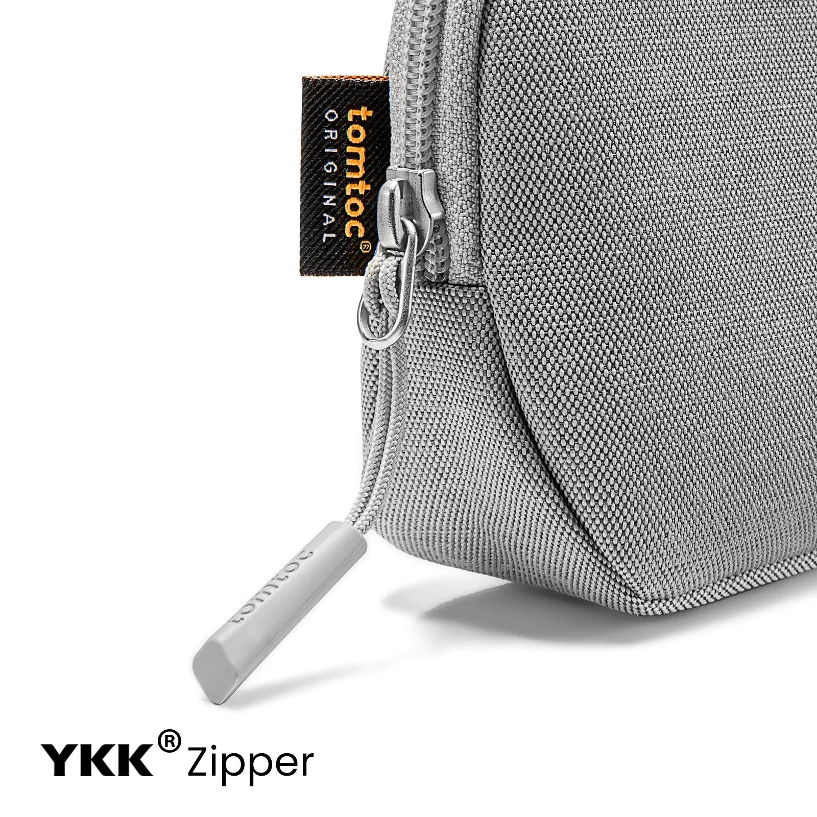 tomtoc Recycled Portable Water-Resistant Storage Bag - Electronic Organizer / Travel Organizer - Gray