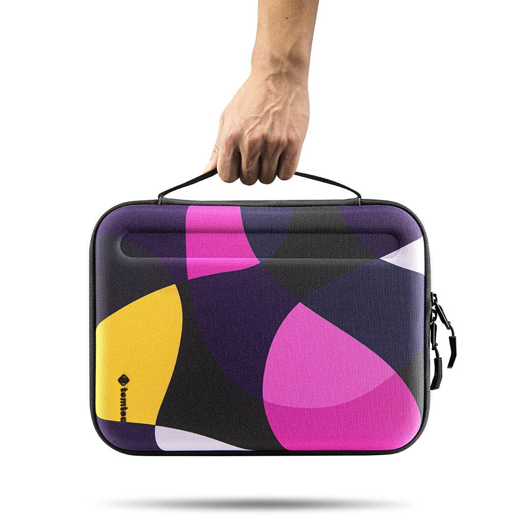 tomtoc 11 Inch Tablet Padfolio Eva Case - Mixed Purple