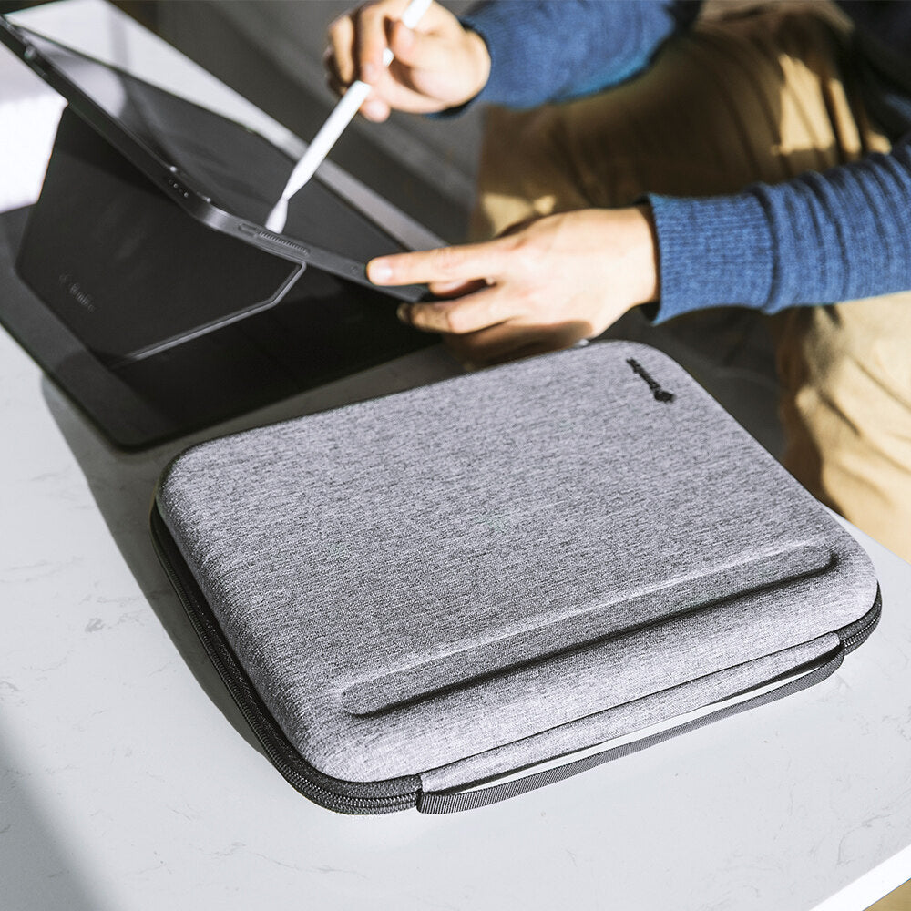 tomtoc 12.9 Inch Tablet Padfolio Eva Case - Gray