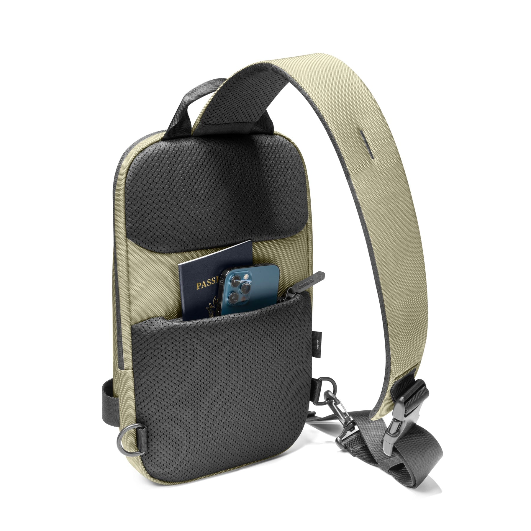 tomtoc 11 Inch Croxbody Men Shoulder Bag / Sling Bag / Crossbody Bag - Khaki