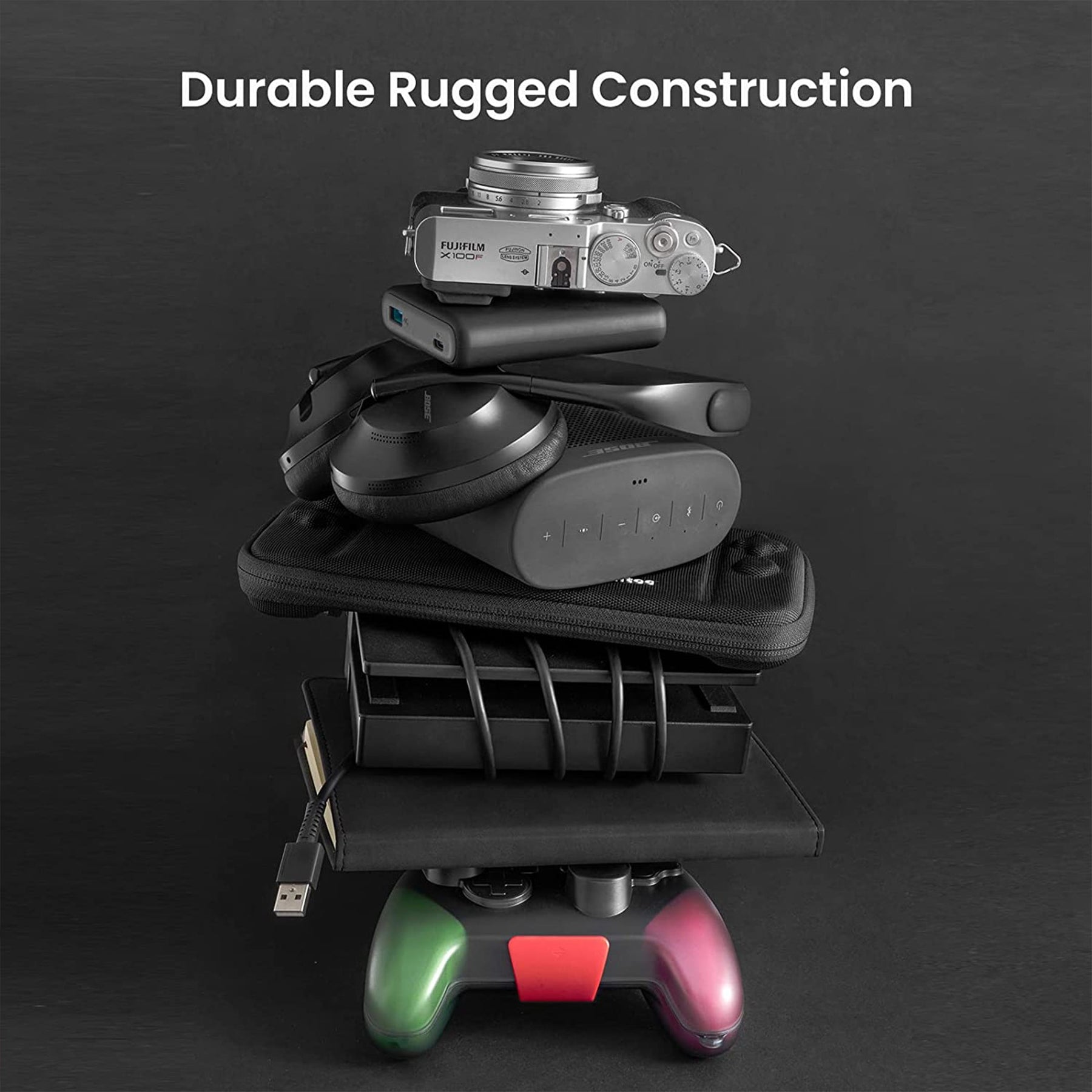 tomtoc Nintendo Switch Controller Hardshell Case - Joystick Protector / Shock-proof / Anti-scratch - Black