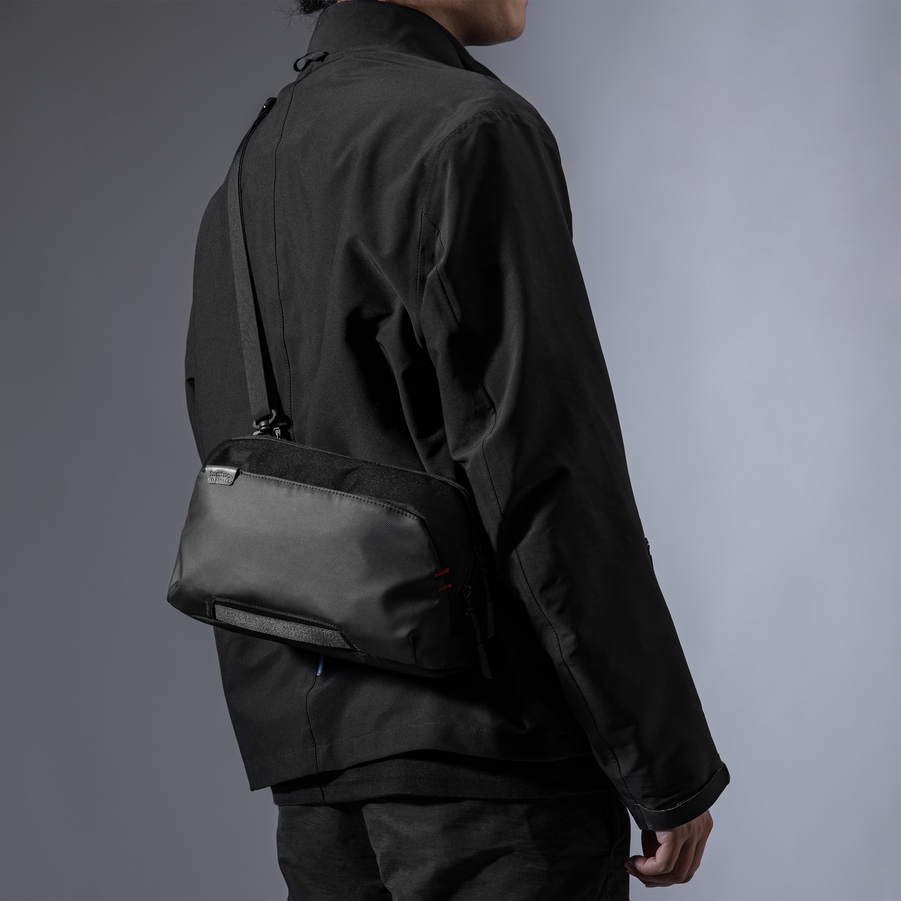 tomtoc G-Sling Crossbody Shoulder Bag / Crossbody Bag / Men Bag / Nintendo Switch Bag - Black