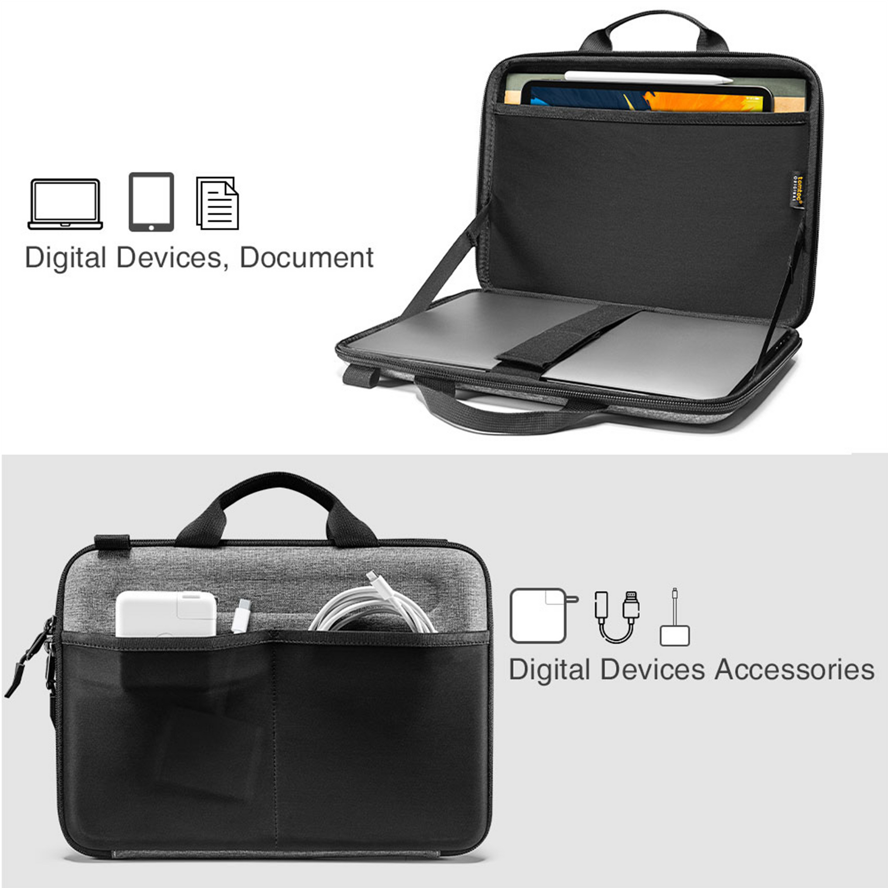 tomtoc A25 Fanny Case for Macbook 13 Inch
