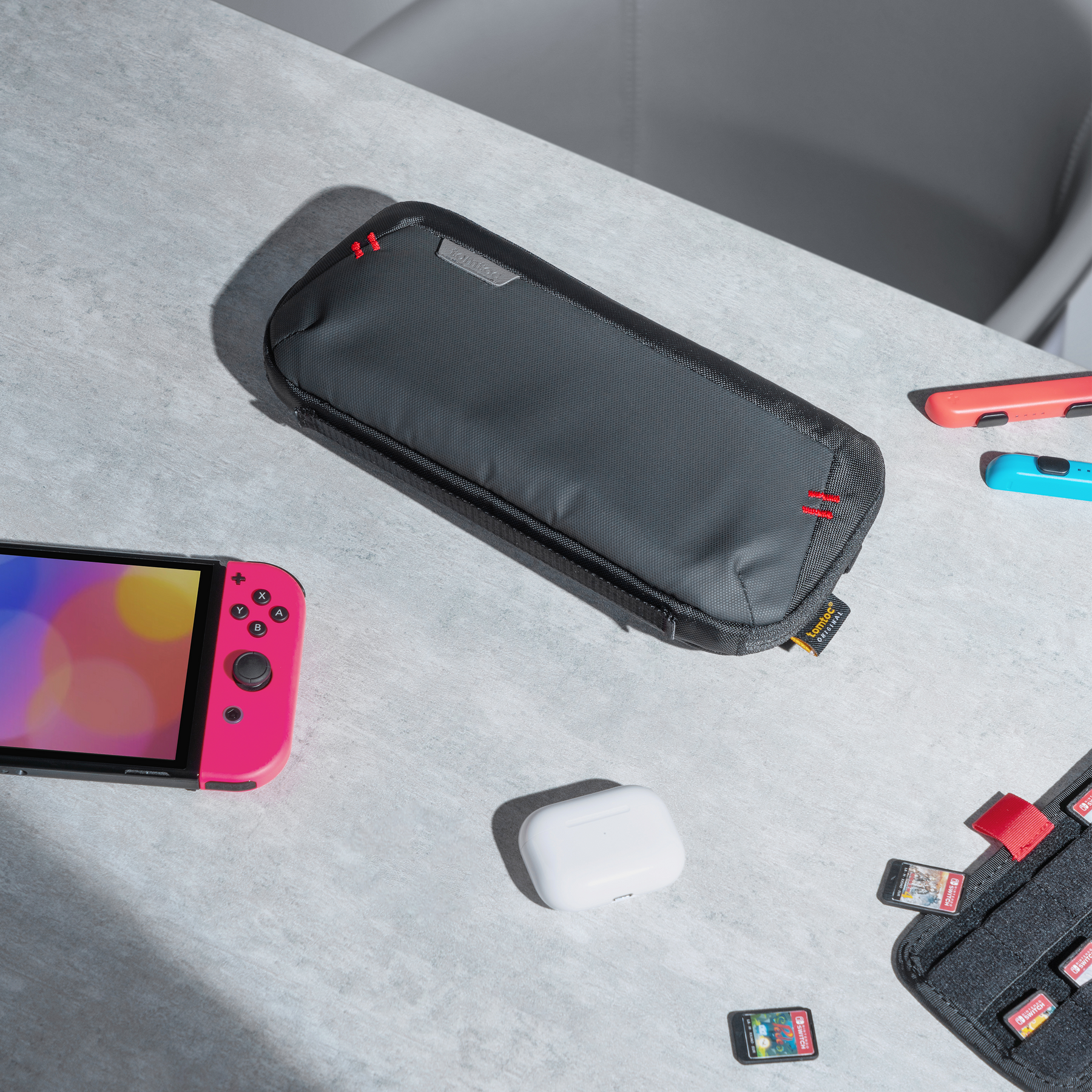 tomtoc Arccos Series Carrying Bag / Nintendo Switch Bag - Nintendo Switch and OLED Model - Black