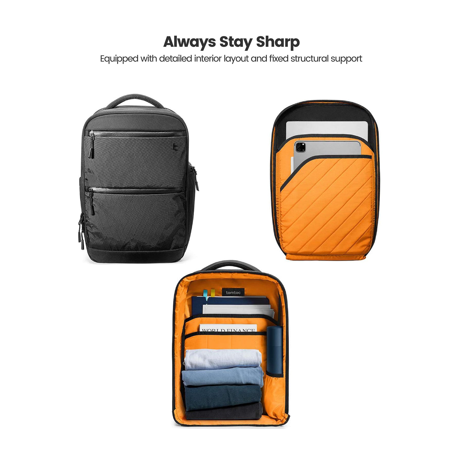 tomtoc Techpack-T73 X-Pac Laptop Backpack 15.6 Inch