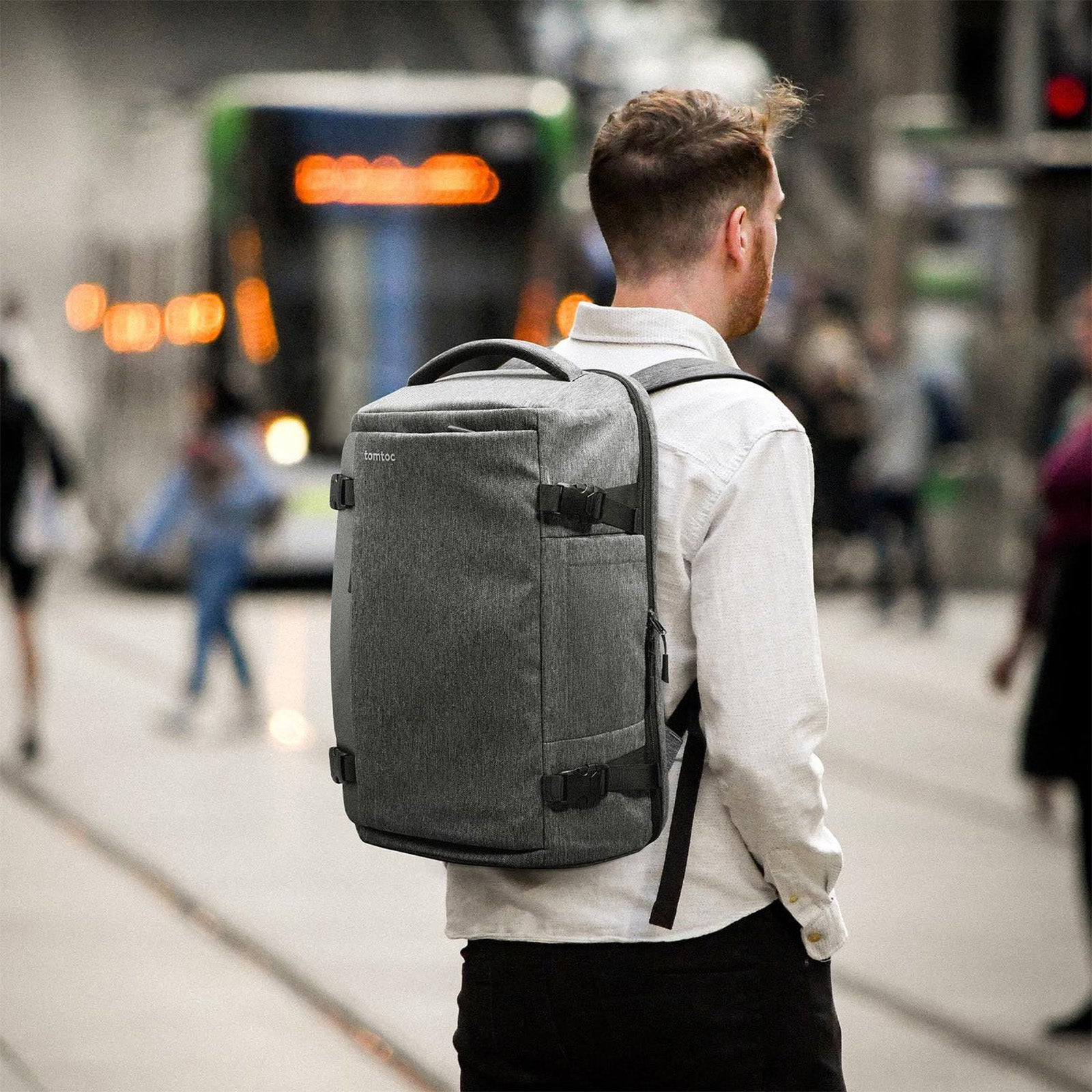 tomtoc 17 Inch Travel Laptop / Backpack Laptop - Gray tomtoc 17 Inch Travel Laptop / Backpack Laptop - Gray