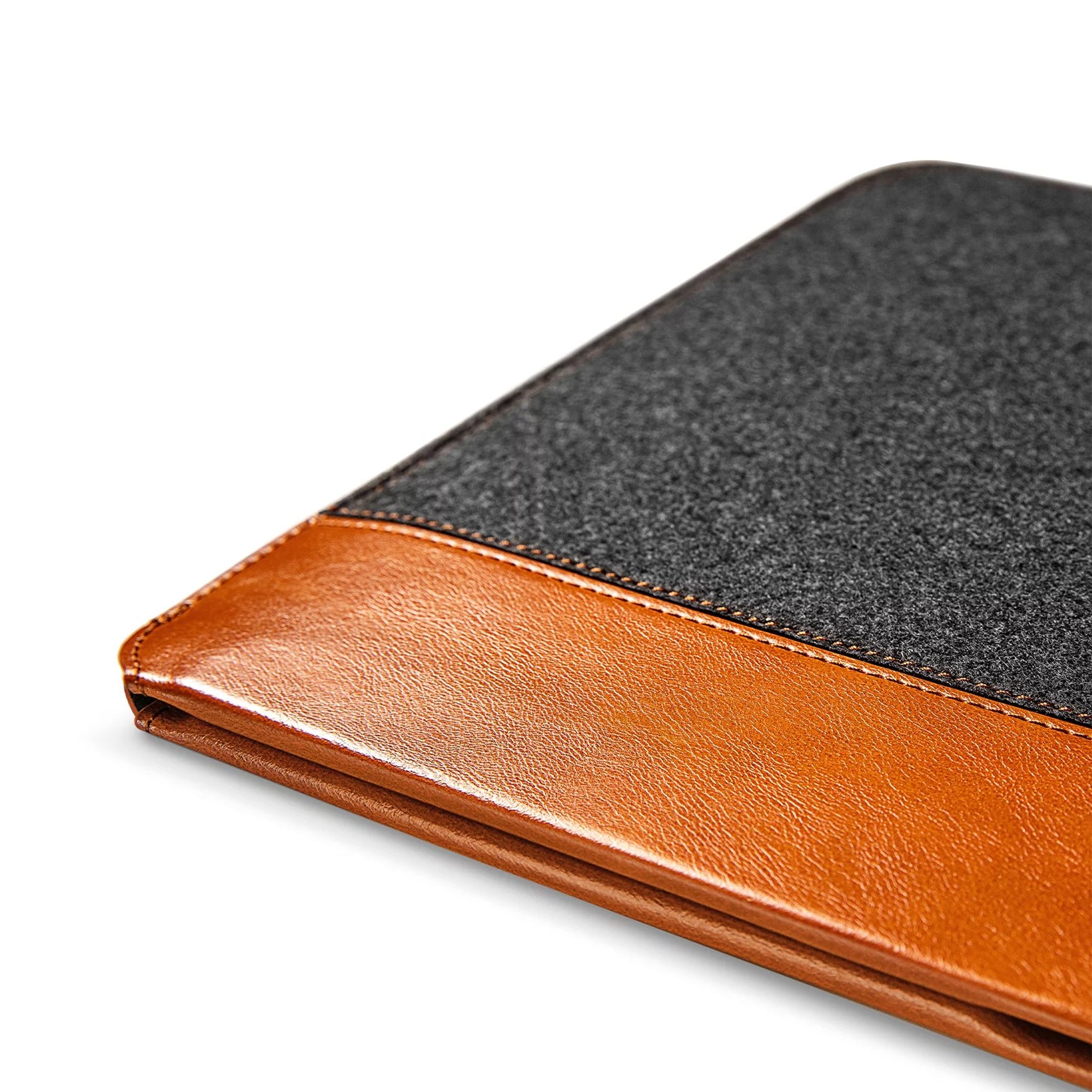 tomtoc 11 Inch Felt & PU Leather Tablet Sleeve - Gray