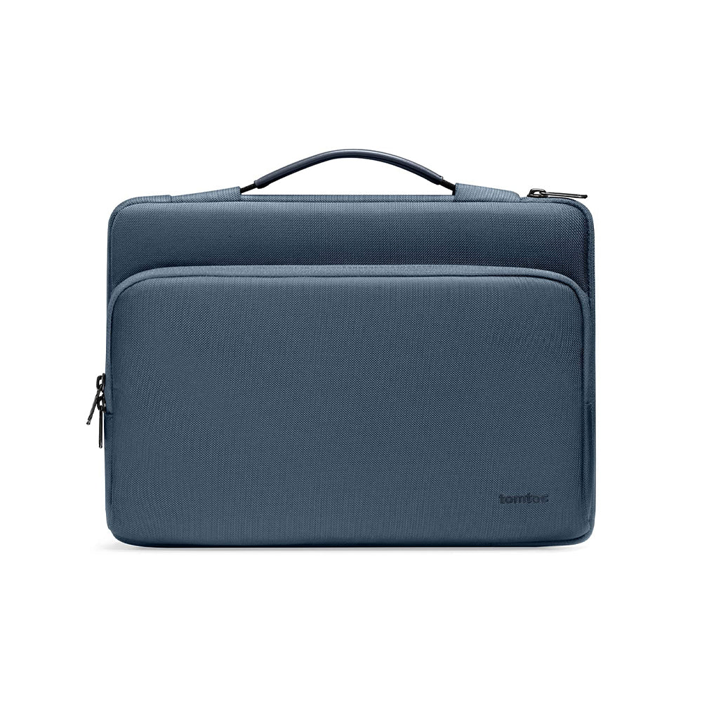 tomtoc 16 Inch Versatile 360 Protective Laptop Sleeve Briefcase - Navy Blue