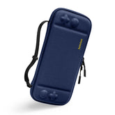 tomtoc Slim Protective Carrying Case with 10 Game Cartridges - Nintendo Switch & OLED Model - Ink Blue