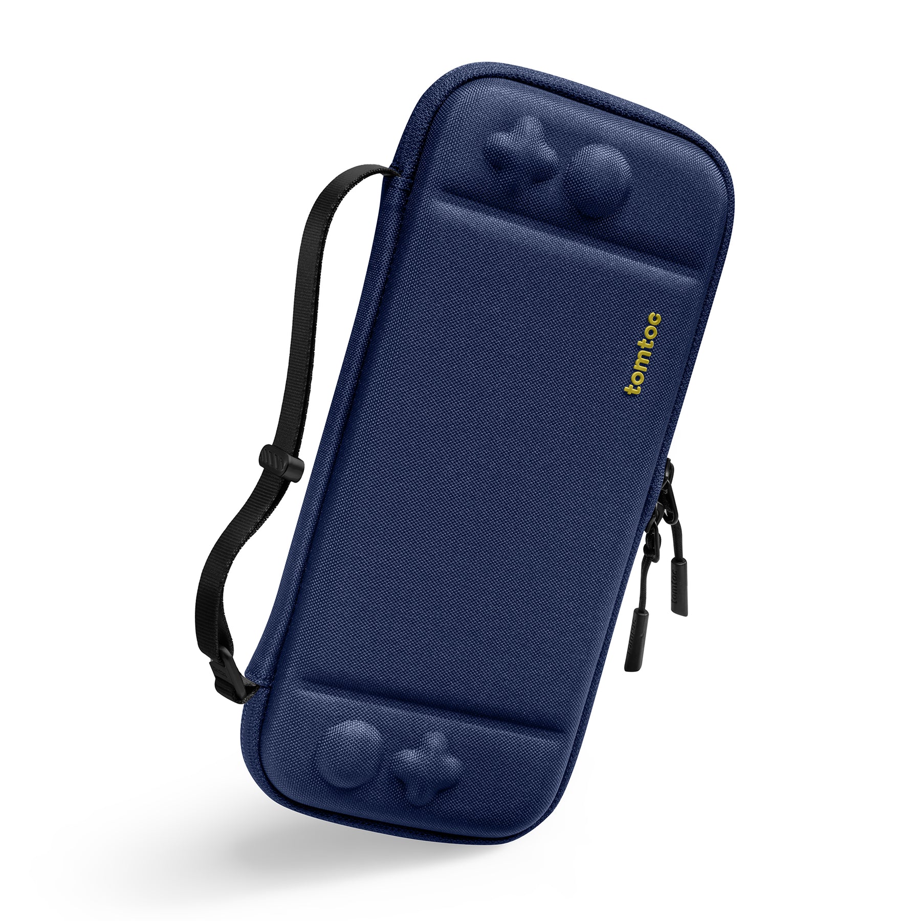 tomtoc Slim Protective Carrying Case with 10 Game Cartridges - Nintendo Switch & OLED Model - Ink Blue