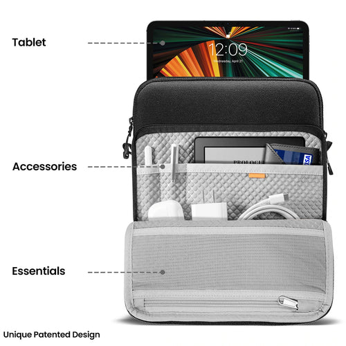 tomtoc 12.9 Inch Premium 360 Protective Surface Sleeve - Black
