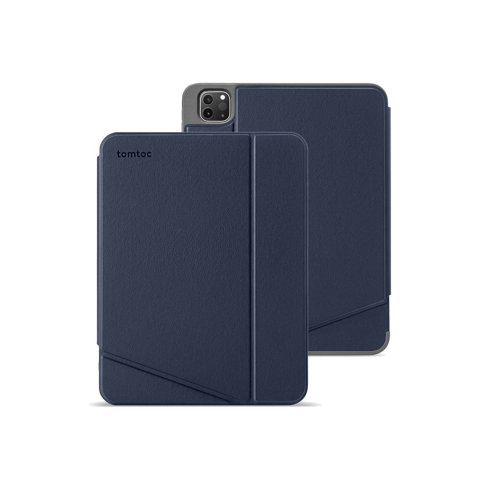 tomtoc 11 Inch Trifold Vertical Case - Dark Blue