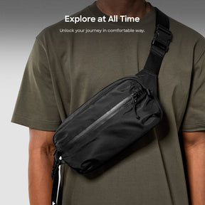 tomtoc Aviator T33 2.5L Sling Bag / Crossbody Bag / Chest Bag / Shoulder Bag with RFID Blocking - Gray